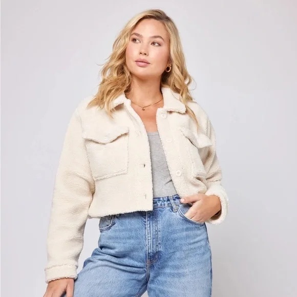 l*space Jackets & Blazers - LSpace Sonoma Sherpa Cropped Jacket